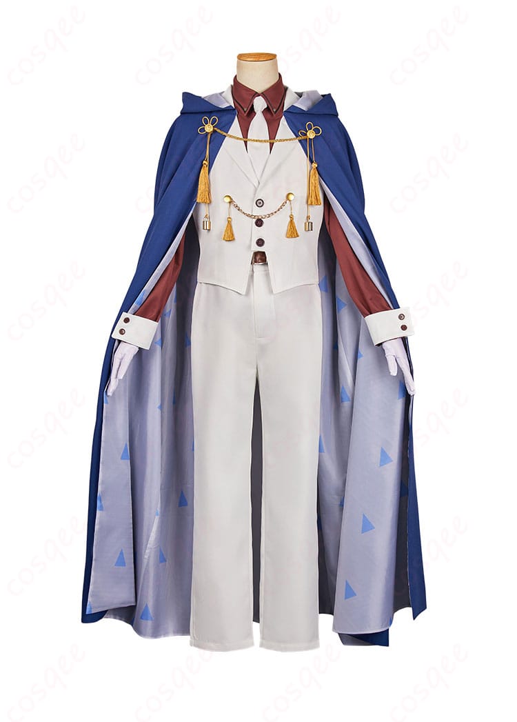 地縛少年花子くん2 蒼井茜 コスプレ衣装 正面の画像。詳細な刺繍と美しい色合いが特徴です。