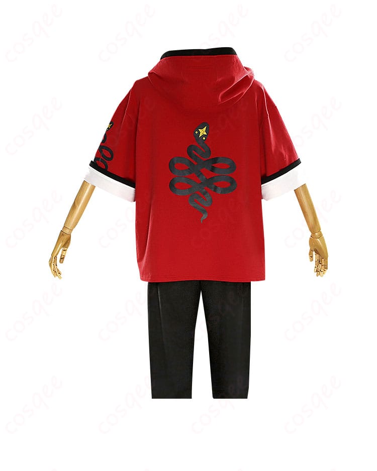 商品背面画像 - 極楽街 アルマ コスプレ衣装の背面のディテールと特徴