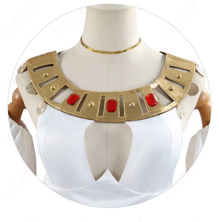 Fate/Grand Order ネロ・クラウディウス セイバー ヴィナスのシルク 霊衣 コスプレ衣装 ネックレス装飾 - 美しい装飾でキャラクターの華やかさを強調