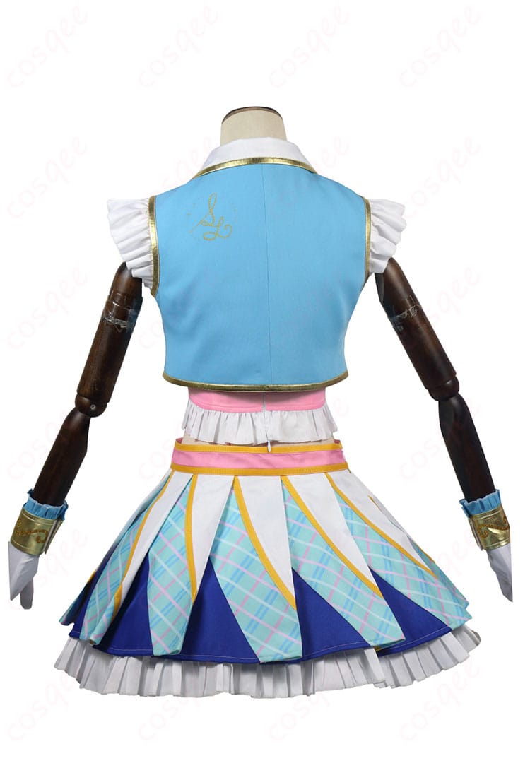 アイカツ! 天羽まどか コスプレ衣装 商品背面 - 背中のディテールまで細かく再現