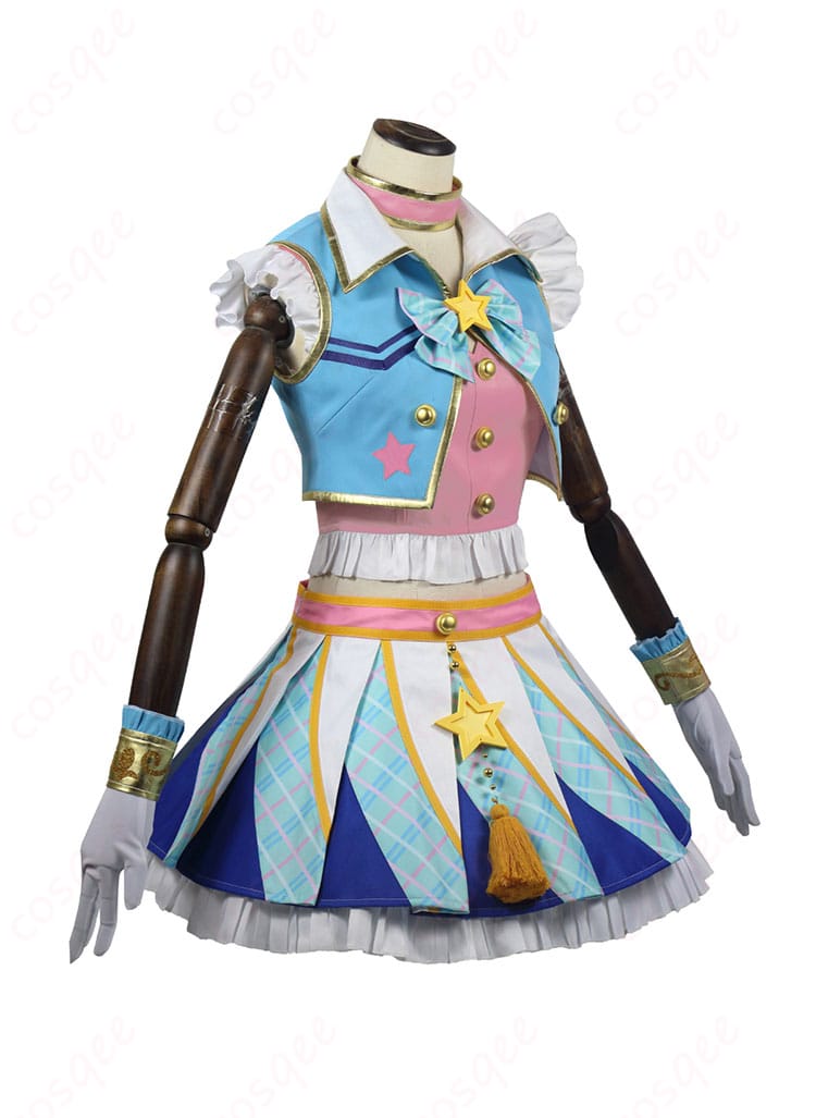 アイカツ! 天羽まどか コスプレ衣装 商品右側 - 衣装の側面から見た美しいシルエット