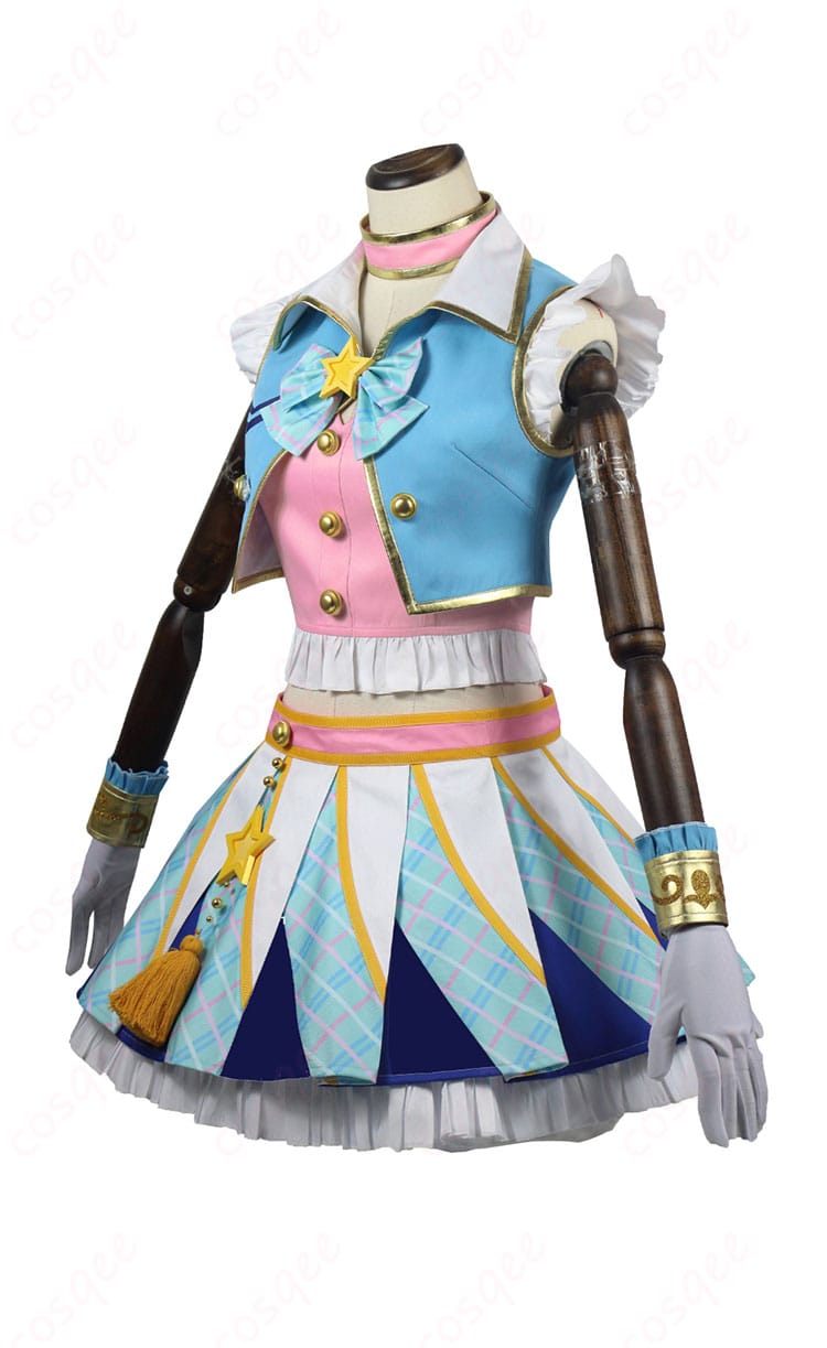 アイカツ! 天羽まどか コスプレ衣装 商品左側 - コスプレ衣装の立体感とフィット感を確認