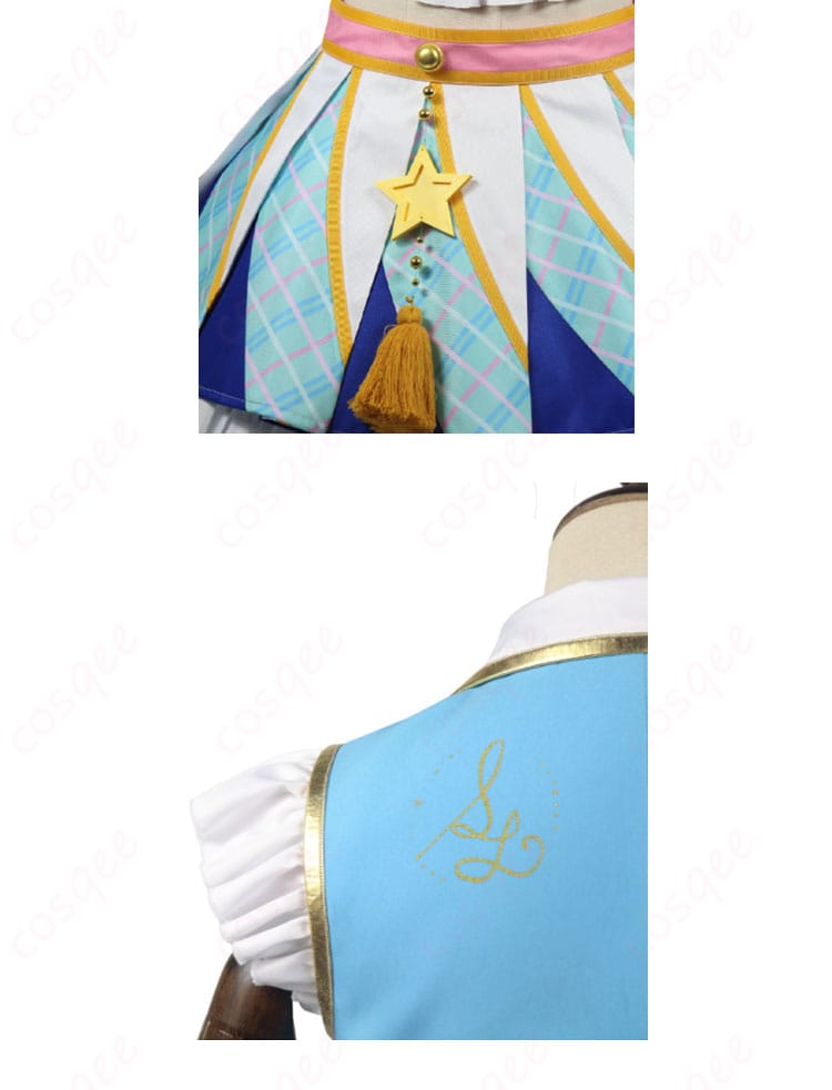 アイカツ! 天羽まどか コスプレ衣装 服装門襟、領口装飾細部 - 衣服の襟とディテールにフォーカス