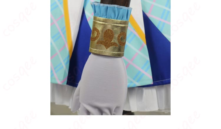 アイカツ! 天羽まどか コスプレ衣装 鍵、背面装飾細部 - 背面の鍵の装飾が特徴的