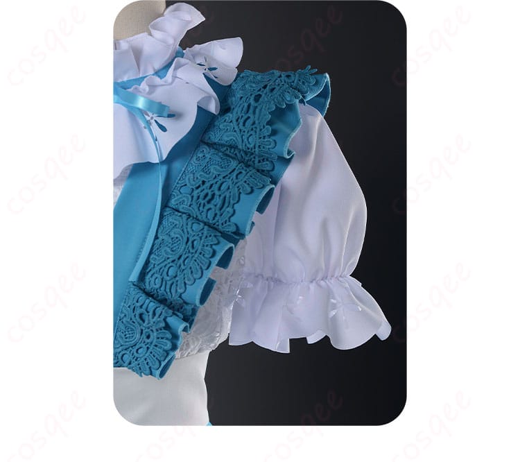 アリス・デロスコスプレ衣装の肩袖部分の装飾詳細画像