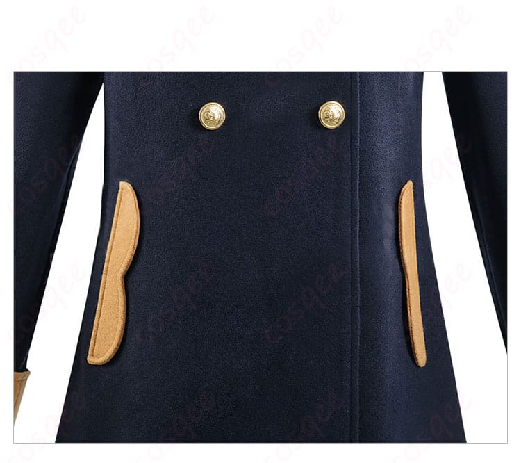 アイカツ! 星宮いちご コスプレ衣装 服の門襟装飾の細部。精緻な刺繍とデザイン。