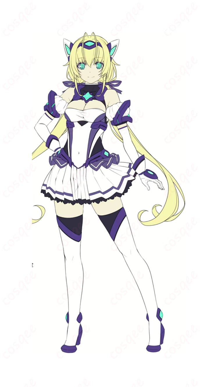 光翼戦姫エクスティアのエクスティア・スピカ コスプレ衣装の全身画像 - 高い再現度のコスプレ衣装