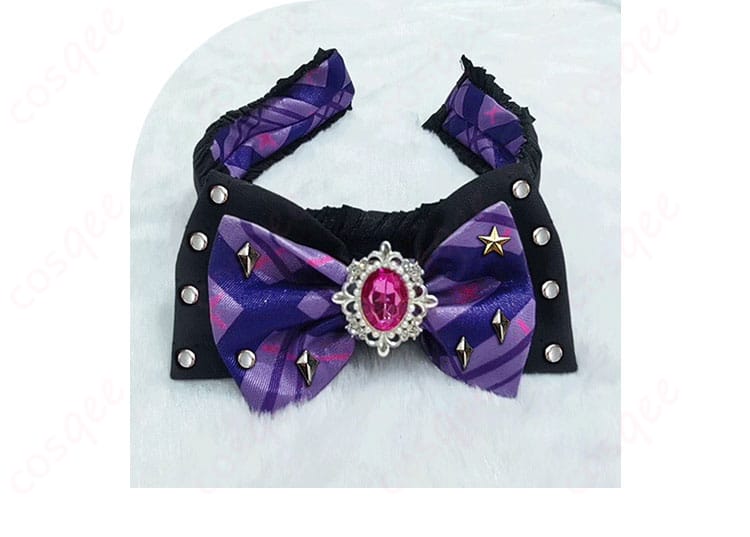 蝶ネクタイの装飾詳細 - アイカツスターズ!桜庭ローラ コスプレ衣装『星のツバサ』の蝶ネクタイ装飾