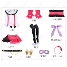 ラブライブ！スクフェス 東條希 7周年ver コスプレ衣装 華やかで写真映えする充実セット - 4枚目の画像（サムネイル）