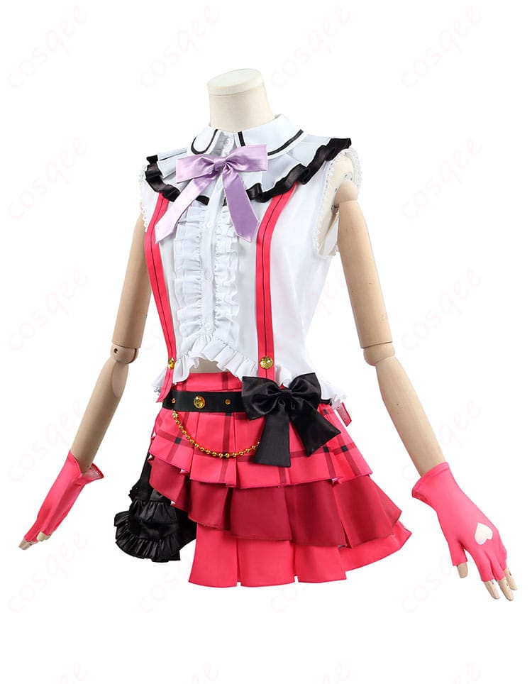 商品側面写真。東條希のコスプレ衣装の美しいシルエットとディテールを確認できます。