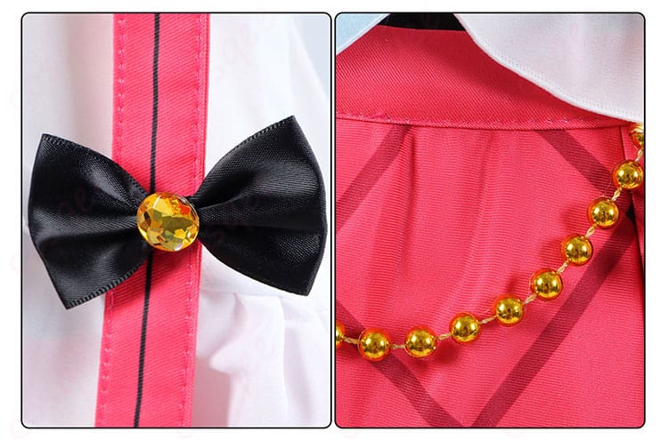 園田海未コスプレ衣装の腰飾りとアクセサリー。特別なディテールで完璧に仕上げられています。