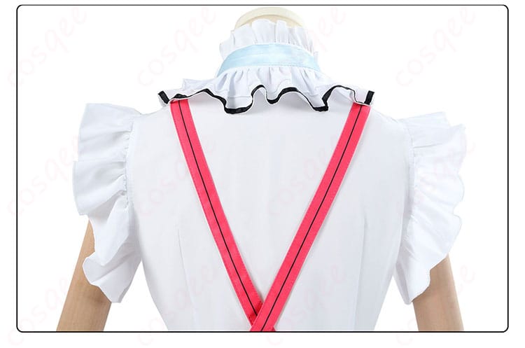 服の背面装飾ディテール - 絢瀬絵里 コスプレ衣装の背面部分の装飾ディテール、きれいなラインが見える