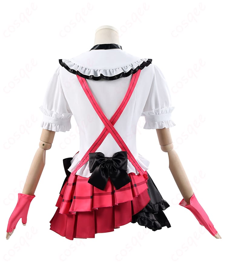 高坂穂乃果 コスプレ衣装の背面画像。背中のディテールが細部まで再現。