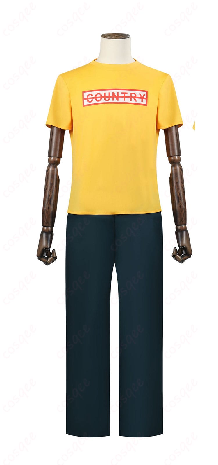 SAKAMOTO DAYS 坂本太郎 コスプレ衣装 短袖正面のディテール 高品質コスプレ