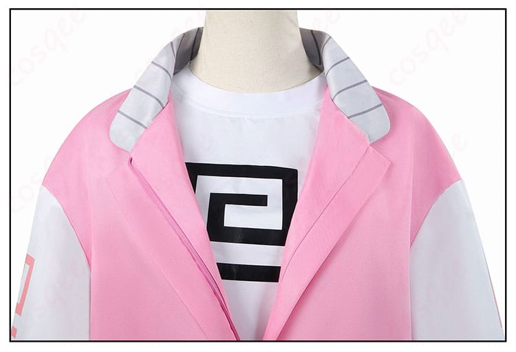 外套の襟のディテール画像 – 陸少糖の外套襟部分、丁寧な縫製とデザインが魅力