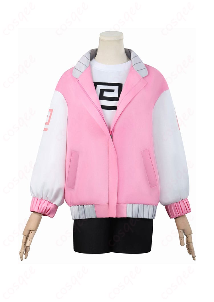 商品正面画像 – SAKAMOTO DAYS 陸少糖 コスプレ衣装、正面のディテールがしっかり再現