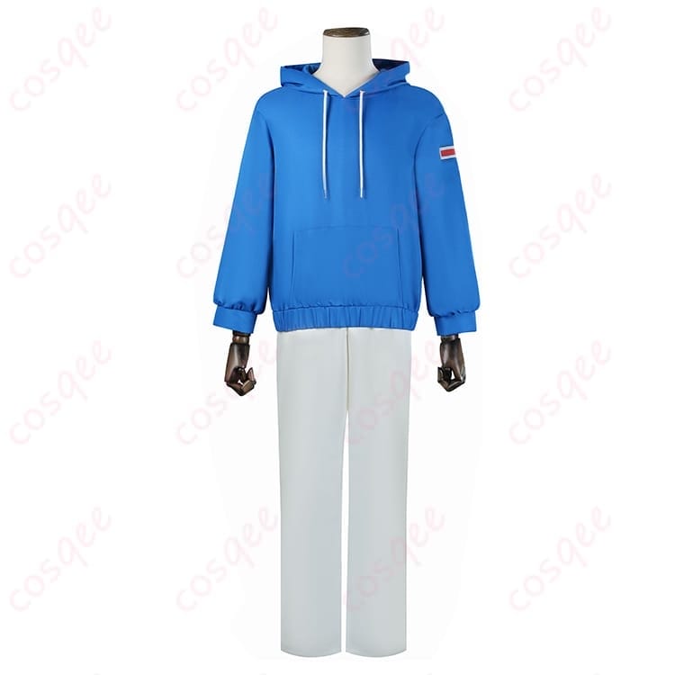 SAKAMOTO DAYS 朝倉シンのストリート感を纏うパーカー上下 コスプレ衣装 - 1枚目の画像