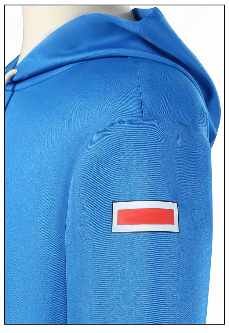 衣肩装飾の詳細画像 - パーカーの肩部分、デザインにこだわった仕上げ