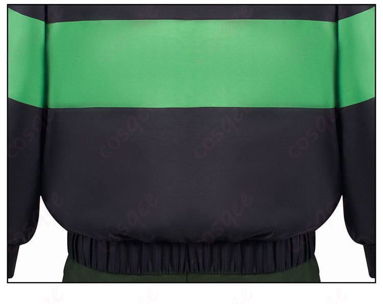 SAKAMOTO DAYS 眞霜平助 コスプレ衣装 背面ディテール、コスチュームの後ろ姿のディテール