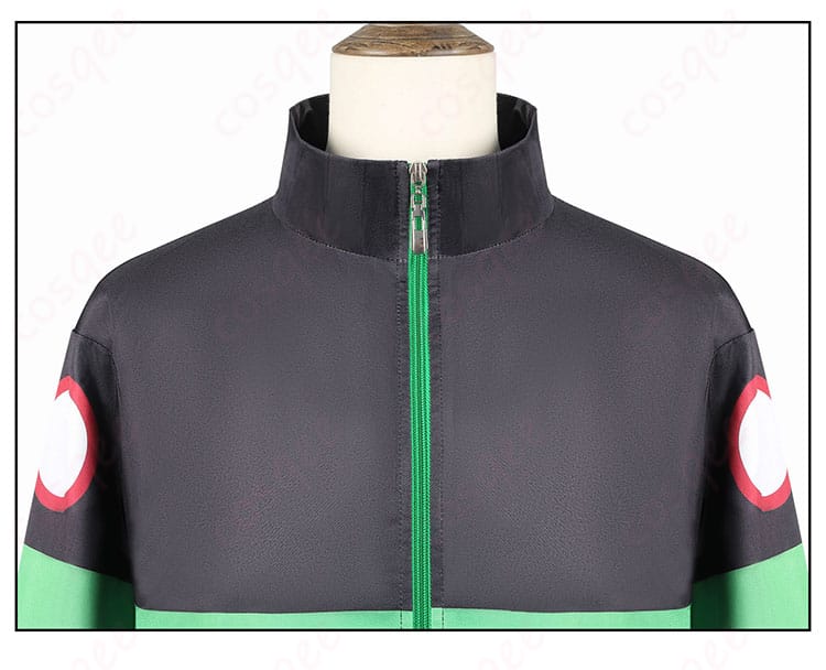 SAKAMOTO DAYS 眞霜平助 コスプレ衣装 襟元のディテール、精密な刺繍と仕上げ