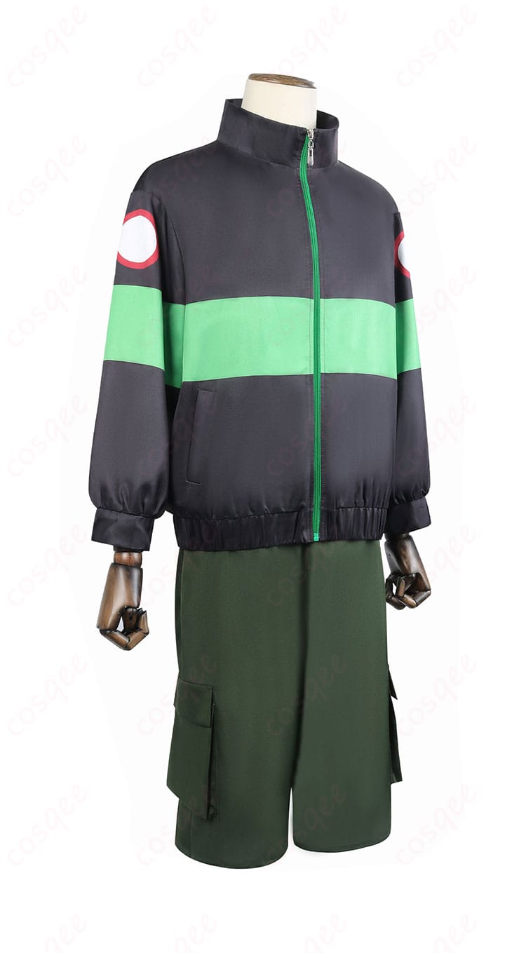 SAKAMOTO DAYS 眞霜平助 コスプレ衣装 側面画像、衣装の詳細なシルエット