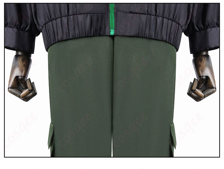 SAKAMOTO DAYS 眞霜平助 コスプレ衣装 外套の裾の装飾ディテール、キャラクターに忠実