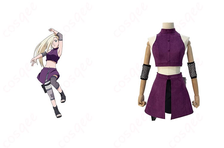 山中いの コスプレ衣装の正面、キャラクターとのコスプレシーンが魅力的に再現されています。忠実再現されたデザインをお楽しみください。