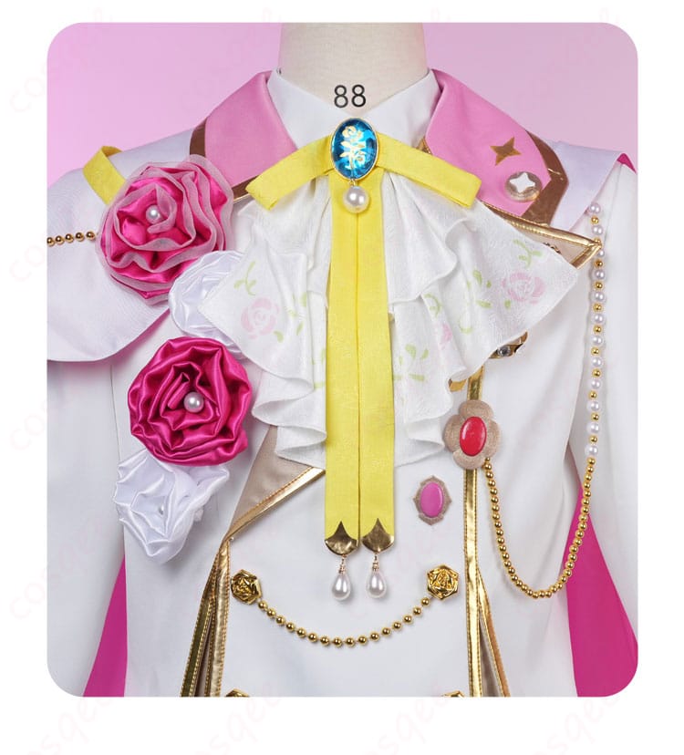 服装のリボン装飾ディテール - 衣更真緒 コスプレ衣装のリボン装飾が際立つディテール。