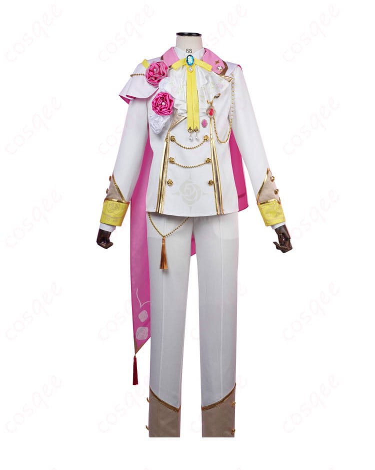 服装装飾のディテール - 衣更真緒の舞踏会衣装の精緻な装飾部分。