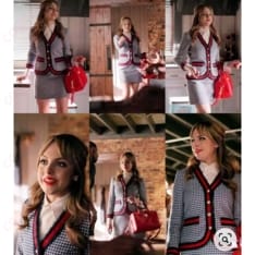 Dynasty ファロン・キャリントン風コスプレ衣装 上品シルエットのジャケット×スカート - 1枚目の画像（サムネイル）