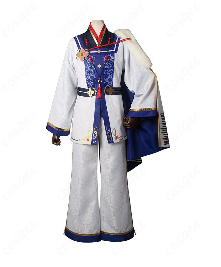 商品正面のコスプレ衣装の写真。高精度な再現、詳細なデザインが特徴です。