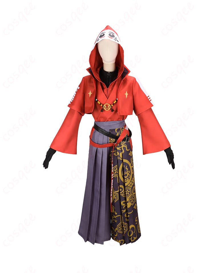 だるまいずごっど コスプレ衣装 正面画像。詳細なデザインと完璧なフィット感で、コスプレイベントに最適です。