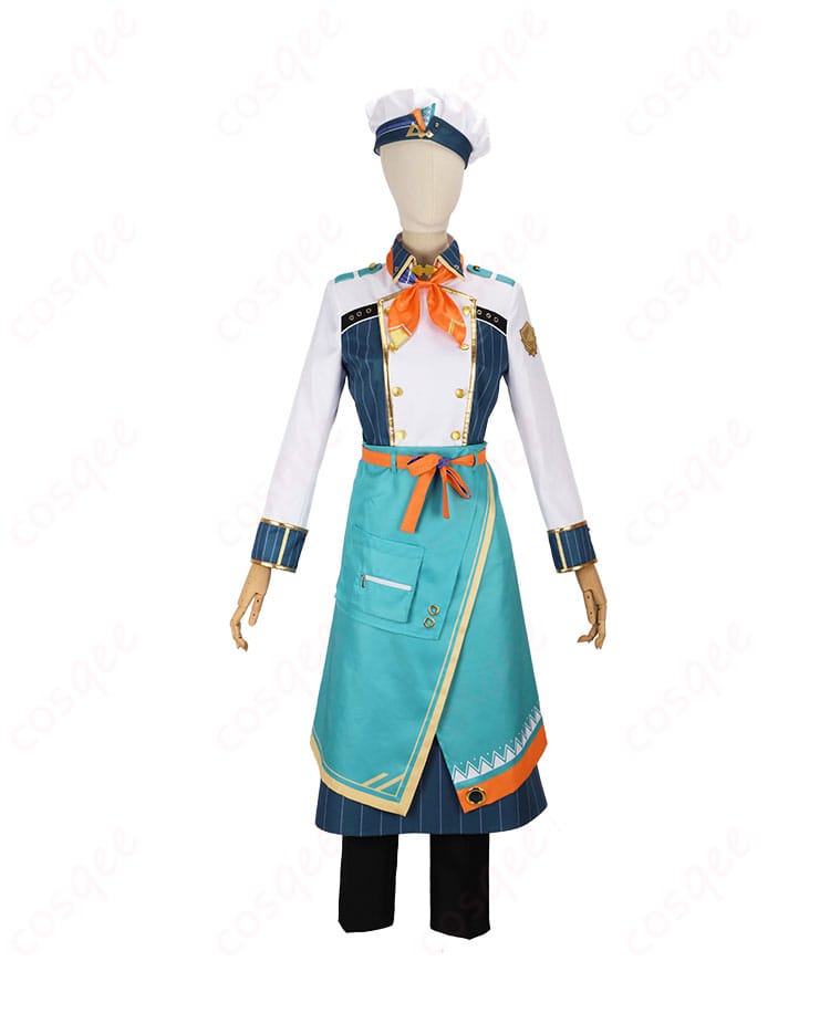 商品正面のコスプレ衣装詳細画像 – 高再現度、オーダーメイド対応