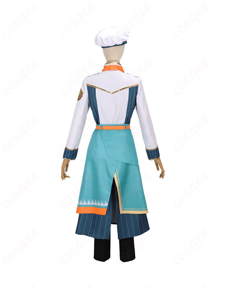 商品背面のコスプレ衣装画像 – 背面のデザインも美しく再現