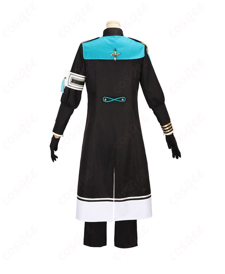 商品背面の画像、甲斐田晴のコスプレ衣装の背面デザインを表示、オーダーメイドでぴったりフィット。