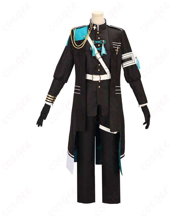 コスプレ衣装の細部、刺繍や装飾が鮮明に映し出された服のディテール画像。