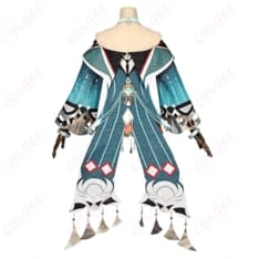 原神 藍硯の世界観を上品にまとうコスプレ衣装｜写真映えしやすく着心地も良好 - 2枚目の画像（サムネイル）