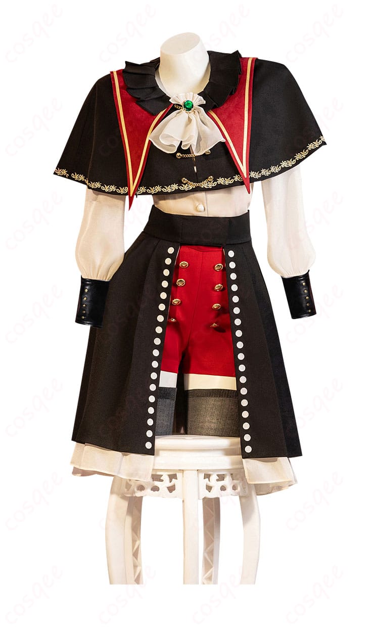 商品正面の詳細画像|バンドリ Ave Mujica 若葉睦コスプレ衣装