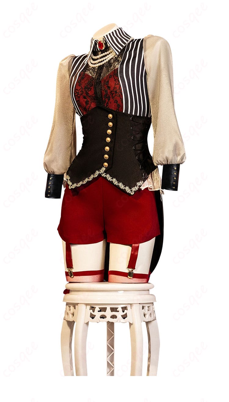 商品側面図。祐天寺にゃむ のコスプレ衣装を側面から確認できます。高品質な仕上がり。