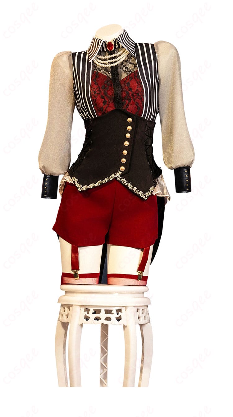 商品正面図。バンドリ 祐天寺にゃむ コスプレ衣装の全体像を詳しく見ることができます。