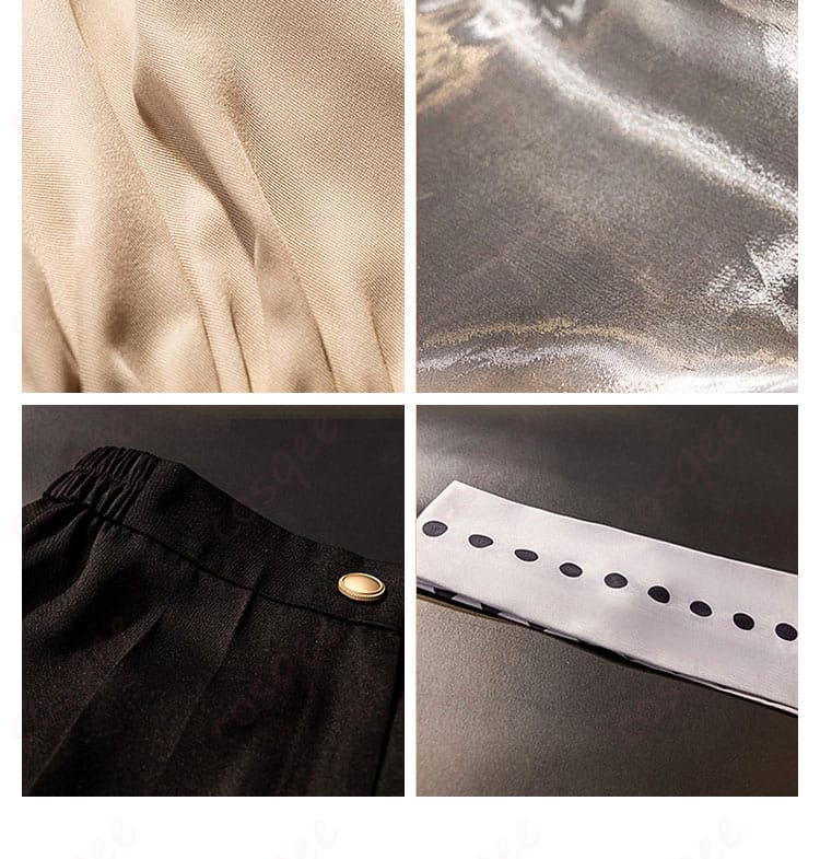 衣装の装飾とパンツ部分の詳細。コスプレ衣装のパンツ部分のディテールが分かる画像。