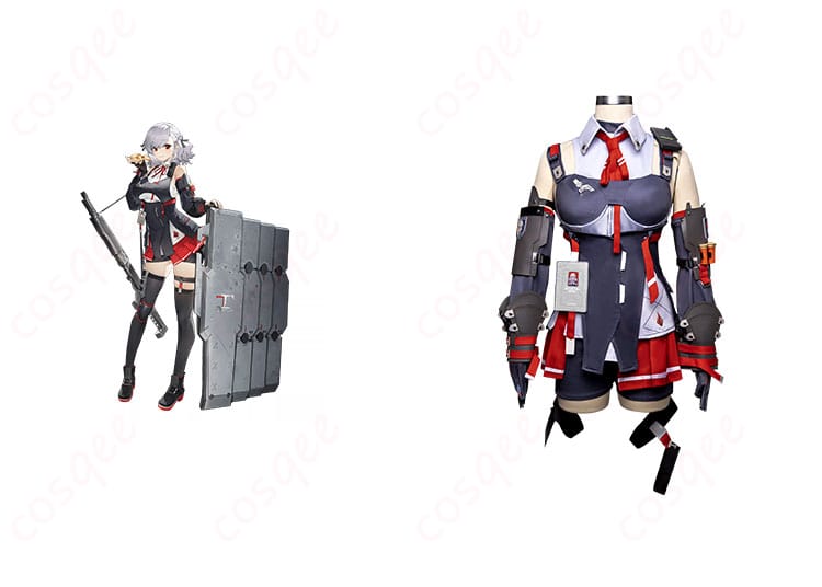 ドールズフロントライン2 サブリナ コスプレ衣装 役柄と合わせた正面図 | COSCLT コスプレ衣装通販