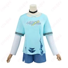 ホロライブ 水宮枢 コスプレ衣装 ダークネオン映えで存在感アップ、動きやすく快適 - 4枚目の画像（サムネイル）