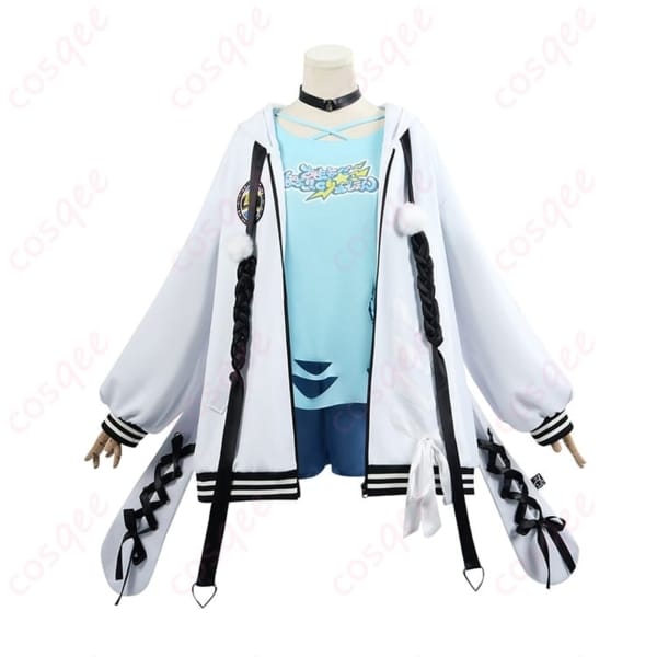 ホロライブ 水宮枢 コスプレ衣装 ダークネオン映えで存在感アップ、動きやすく快適