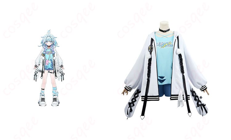 商品正面とキャラクターの組み合わせ画像 - 水宮枢のコスプレ衣装、ホロライブファン必見!
