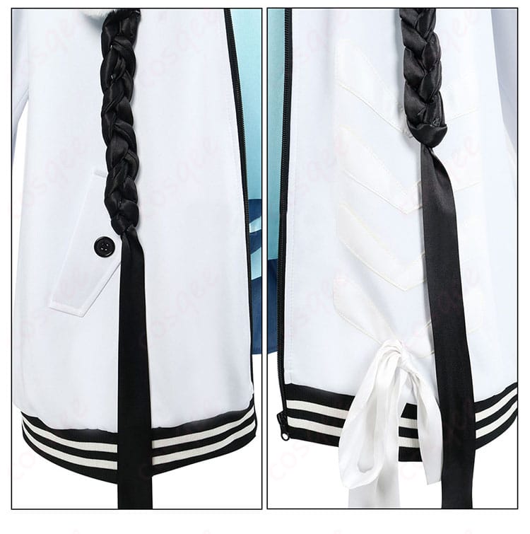 服の前立て装飾ディテール - 服の前立て部分の繊細な装飾、細部までこだわり。