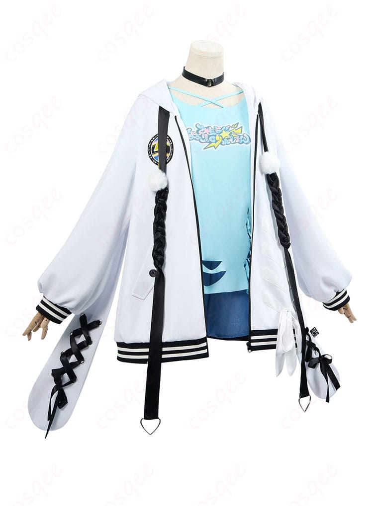 商品側面画像 - 水宮枢のコスプレ衣装、サイドビューで見る美しいライン。