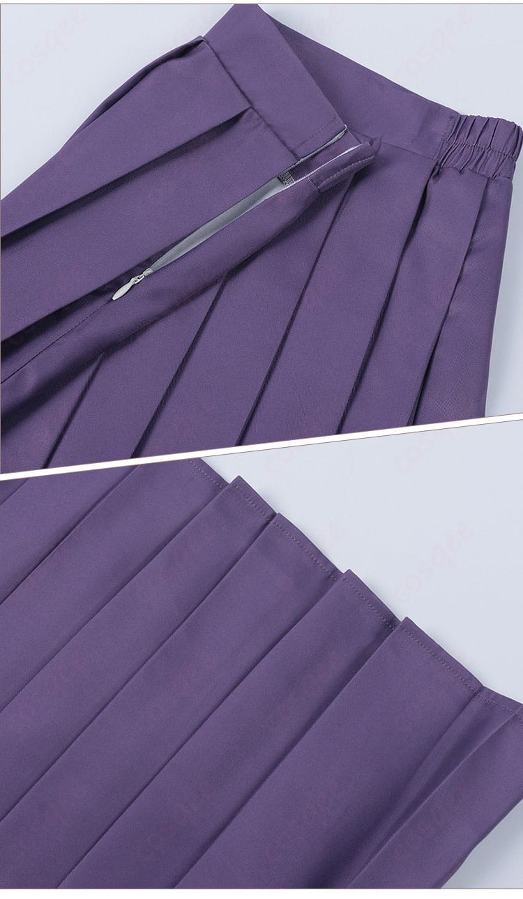 花園羽香里 コスプレ衣装のスカートの装飾詳細画像。美しいデザインと細かい装飾。