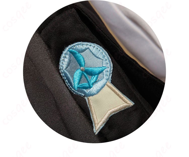 肩パッド装飾の細部、ウェンディ・フートコスプレ衣装のディテール