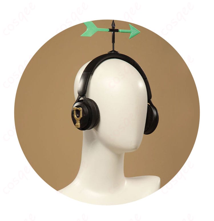 耳機と発飾りの細部、ウェンディ・フートコスプレ衣装の特徴的なアクセサリー